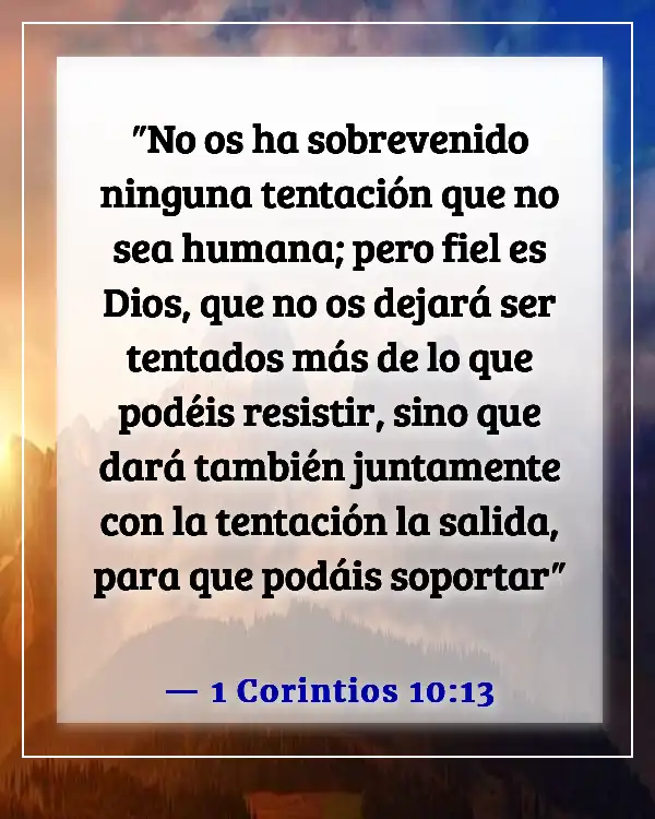 Versículos de la Biblia para consuelo y aliento (1 Corintios 10:13)