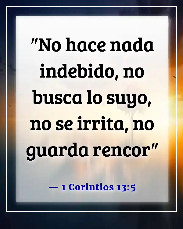 Versículos de la Biblia para una persona egoísta (1 Corintios 13:5)