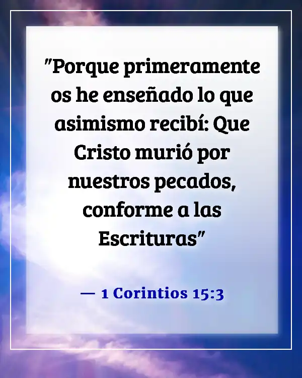 Versículo de la Biblia sobre la cruz (1 Corintios 15:3)