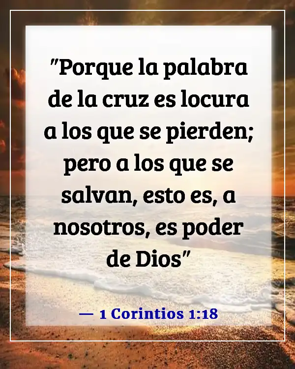 The Spanish translation for "Bible verse about making fun of God" is "Versículo bíblico sobre burlarse de Dios." (1 Corintios 1:18)