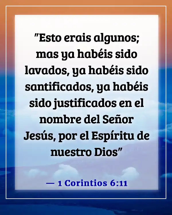 Un versículo de la Biblia sobre olvidar el pasado (1 Corintios 6:11)