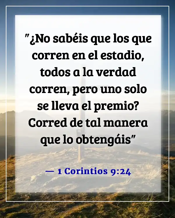 Versículo de la Biblia sobre logros (1 Corintios 9:24)
