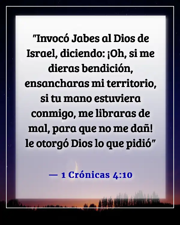 Versículos de la Biblia para problemas de fertilidad (1 Crónicas 4:10)
