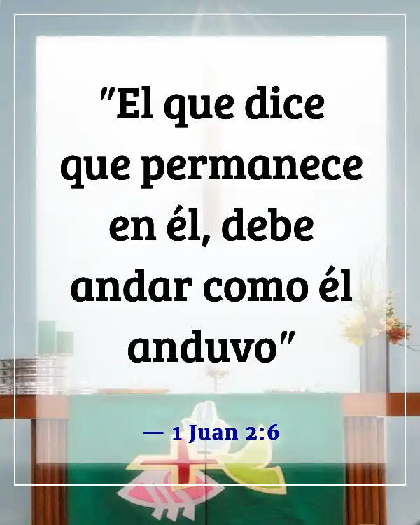 Versículos de la Biblia sobre vivir para Dios (1 Juan 2:6)