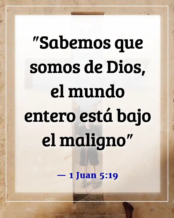 Versículo de la Biblia sobre ser apartado del mundo (1 Juan 5:19)