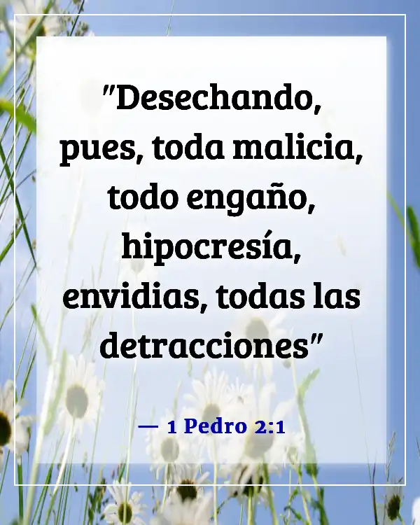 Versículos de la Biblia sobre personas tóxicas (1 Pedro 2:1)