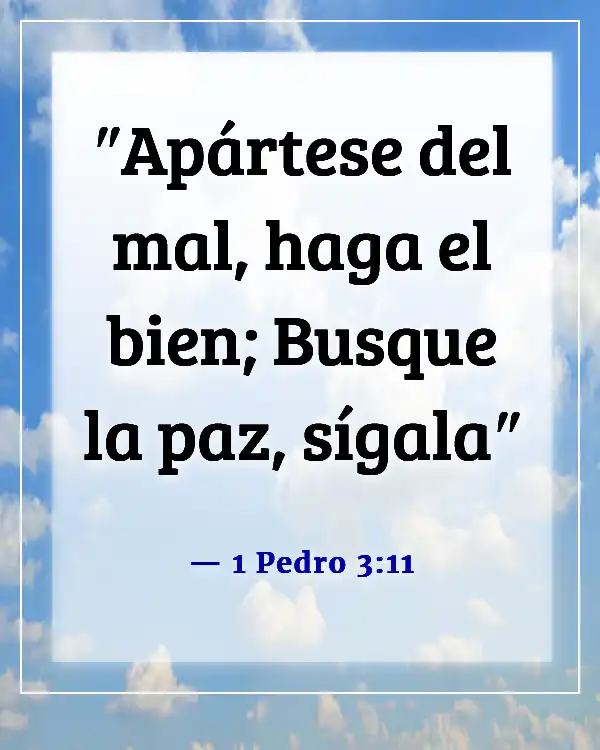 A verse from the Bible that talks about doing the right thing in Spanish can be translated as:

Versículo de la Biblia sobre hacer lo correcto (1 Pedro 3:11)