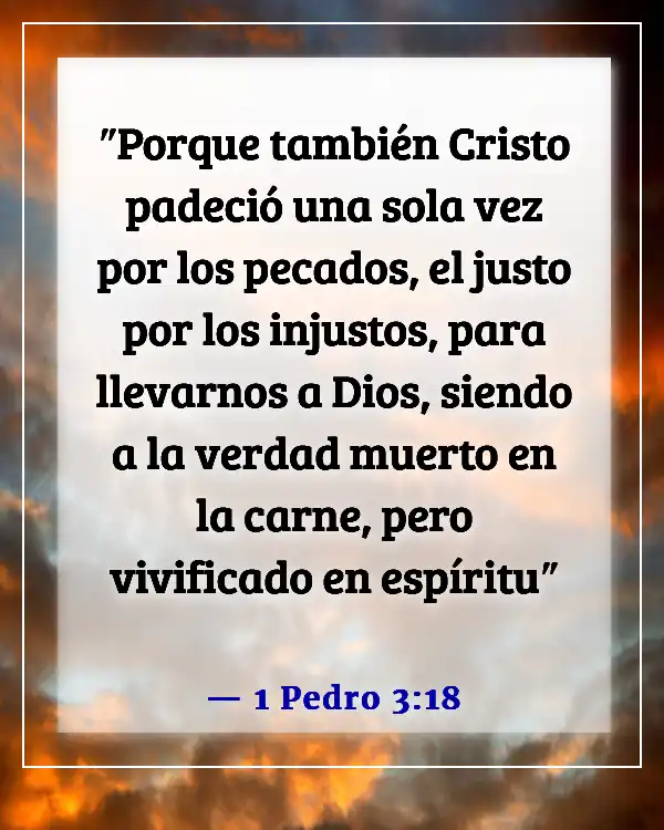 Versículo de la Biblia sobre la cruz (1 Pedro 3:18)