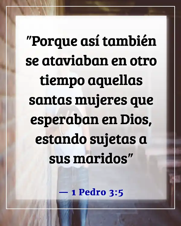 Versículos de la Biblia sobre la belleza de la mujer (1 Pedro 3:5)