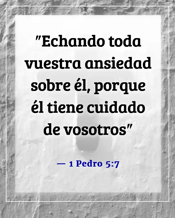 Versículos de la Biblia para sanación y fortaleza para un amigo (1 Pedro 5:7)