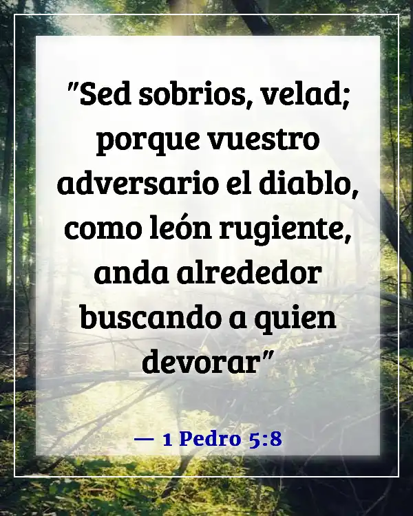 Versículos de la Biblia sobre guerreros (1 Pedro 5:8)