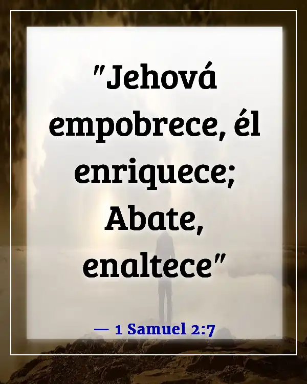 Versículos bíblicos sobre la humildad en el liderazgo (1 Samuel 2:7)