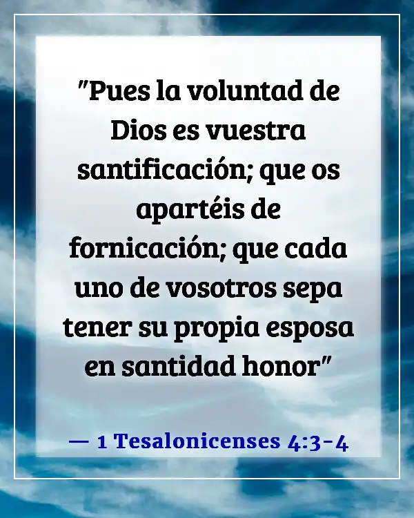 A verse in the Bible that addresses the topic of infidelity or adultery is Proverbs 6:32, which speaks about the consequences of adultery. Here's how you could refer to "Bible verse about a cheating wife" in Spanish: 

"Versículo de la Biblia sobre una esposa infiel" (1 Tesalonicenses 4:3-4)
