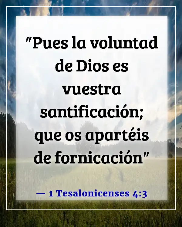 Versículo bíblico sobre el adulterio en el matrimonio (1 Tesalonicenses 4:3)
