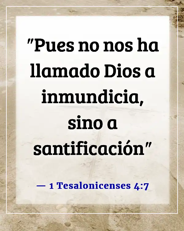 Versículo de la Biblia sobre ser apartado del mundo (1 Tesalonicenses 4:7)