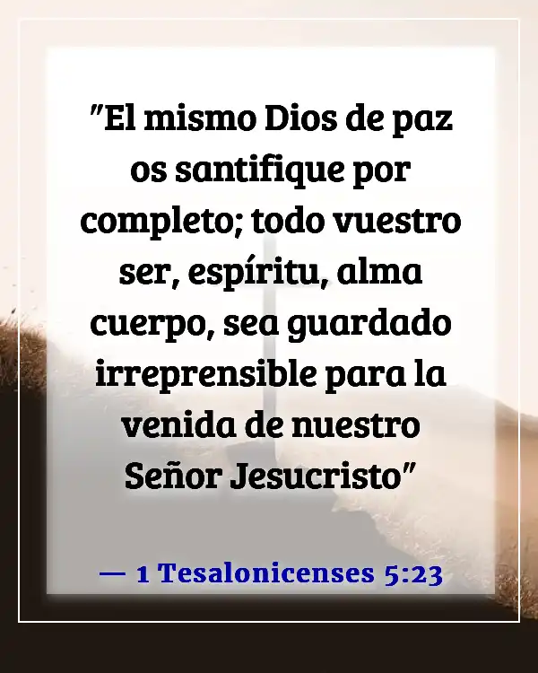 Versículos de la Biblia sobre dormir bien (1 Tesalonicenses 5:23)