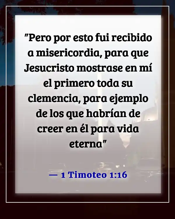 Versículo de la Biblia sobre la paciencia y el tiempo de Dios (1 Timoteo 1:16)