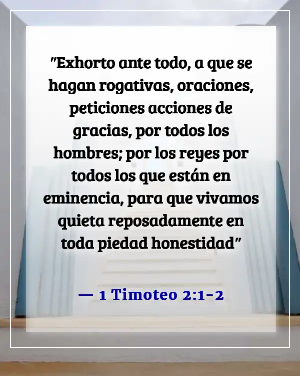 Citas Bíblicas Sobre la Paz y la Guerra (1 Timoteo 2:1-2)