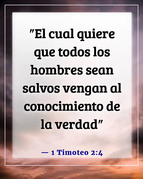 Versículo de la Biblia sobre misión y visión (1 Timoteo 2:4)