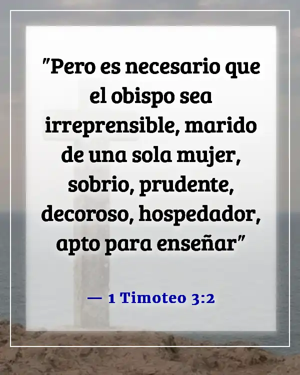 Versículo de la Biblia sobre un esposo infiel (1 Timoteo 3:2)