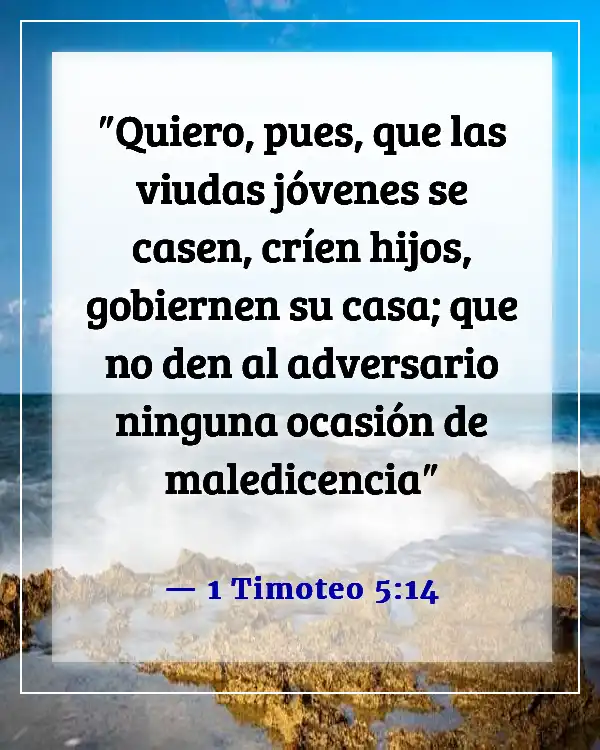 Una esposa que falta al respeto a su esposo versículo bíblico (1 Timoteo 5:14)