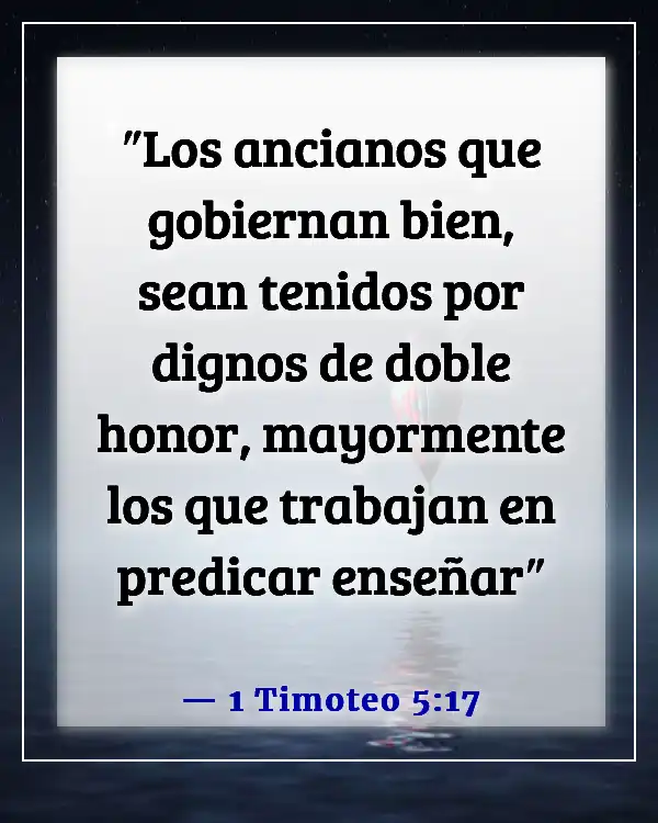 Versículos de la Biblia sobre el honor (1 Timoteo 5:17)