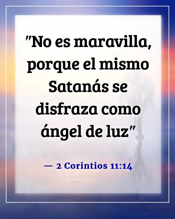Versículos de la Biblia sobre ángeles y demonios (2 Corintios 11:14)