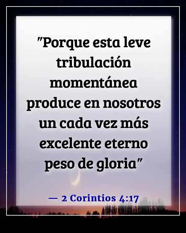 Versículo de la Biblia sobre estar agradecido por las pruebas (2 Corintios 4:17)