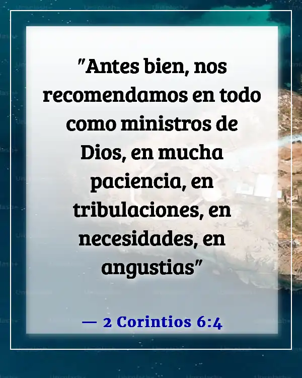 Versículo de la Biblia sobre estar agradecido por las pruebas (2 Corintios 6:4)