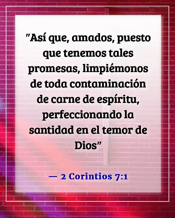Versículo de la Biblia sobre respetar tu cuerpo (2 Corintios 7:1)