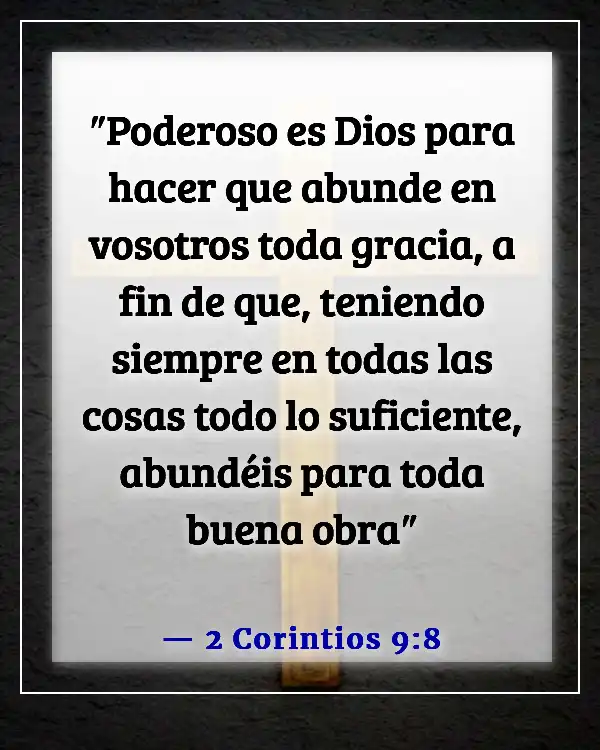 Versículos de la Biblia sobre dones y talentos (2 Corintios 9:8)