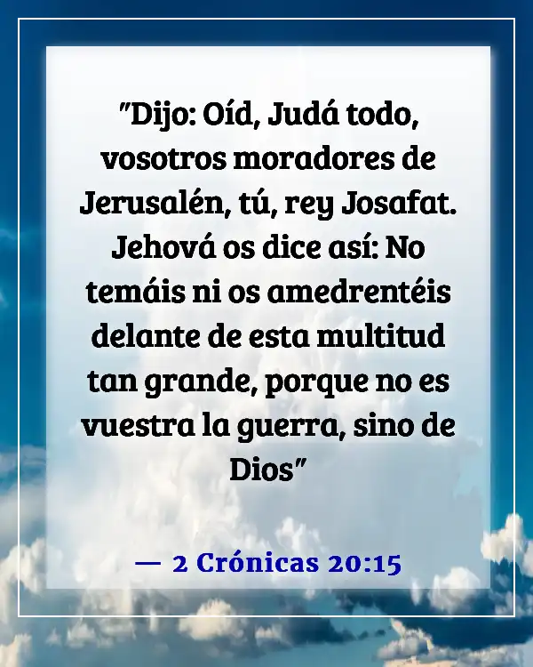 Sé un guerrero, no un preocupado (2 Crónicas 20:15)
