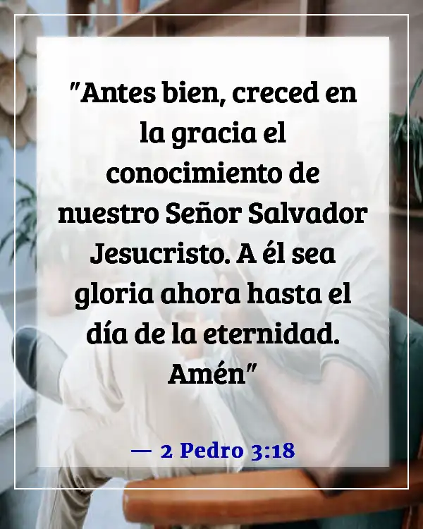 Versículos de la Biblia sobre la gracia y el perdón (2 Pedro 3:18)