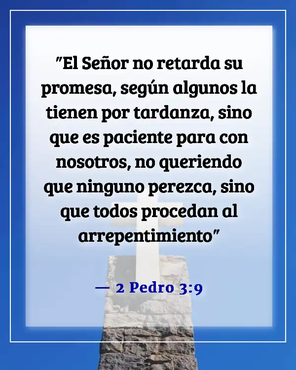 Versículos de la Biblia sobre esperar en Dios (2 Pedro 3:9)