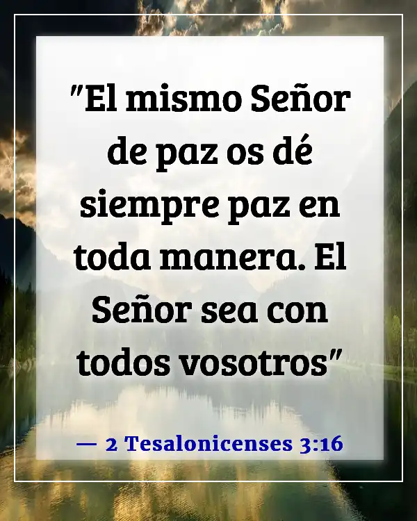 Versículos de la Biblia para consuelo y aliento (2 Tesalonicenses 3:16)