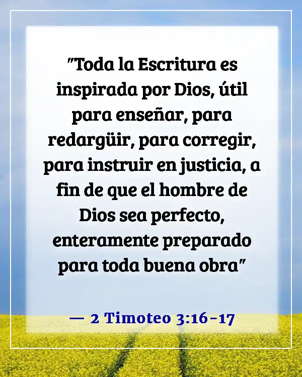 Versículo de la Biblia sobre hablar en contra de los pastores (2 Timoteo 3:16-17)