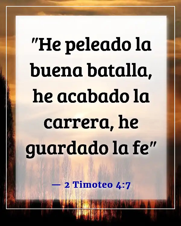 Versículo de la Biblia sobre logros (2 Timoteo 4:7)
