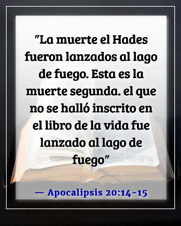 Versículos de la Biblia sobre el pecado y el infierno (Apocalipsis 20:14-15)