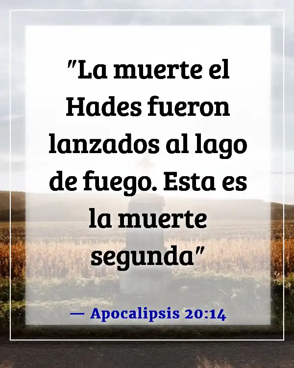Versículos de la Biblia sobre el castigo en el infierno (Apocalipsis 20:14)