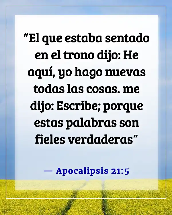 Versículos de la Biblia sobre un nuevo día (Apocalipsis 21:5)
