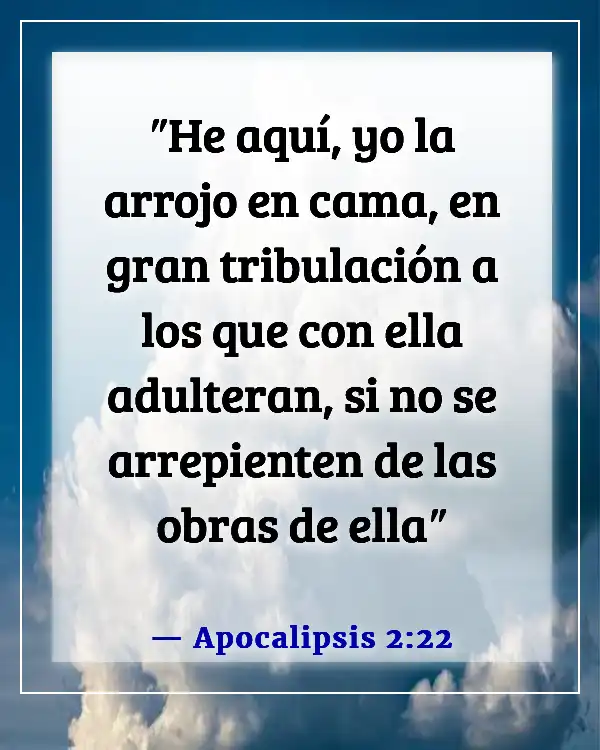 The translated phrase for "Bible Verse About Cheating Wife" in Spanish is: 

Versículo de la Biblia sobre la esposa infiel (Apocalipsis 2:22)