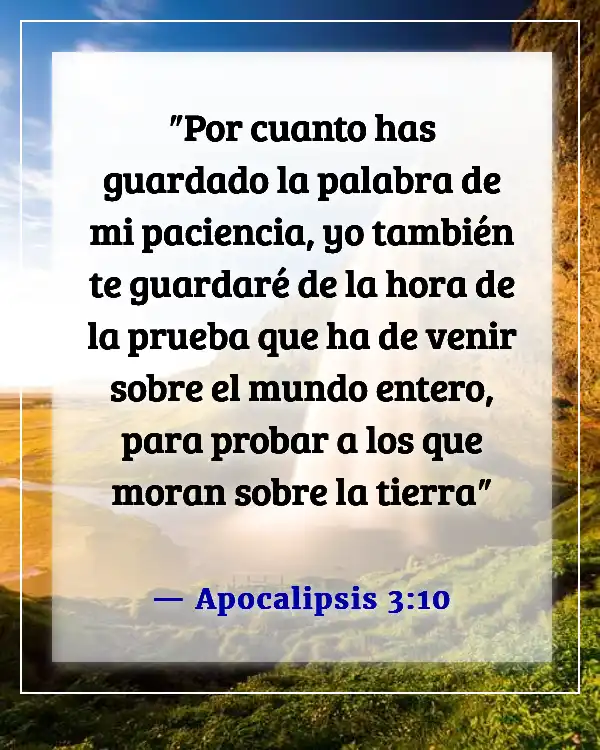 Versículo de la Biblia sobre Dios probándonos (Apocalipsis 3:10)