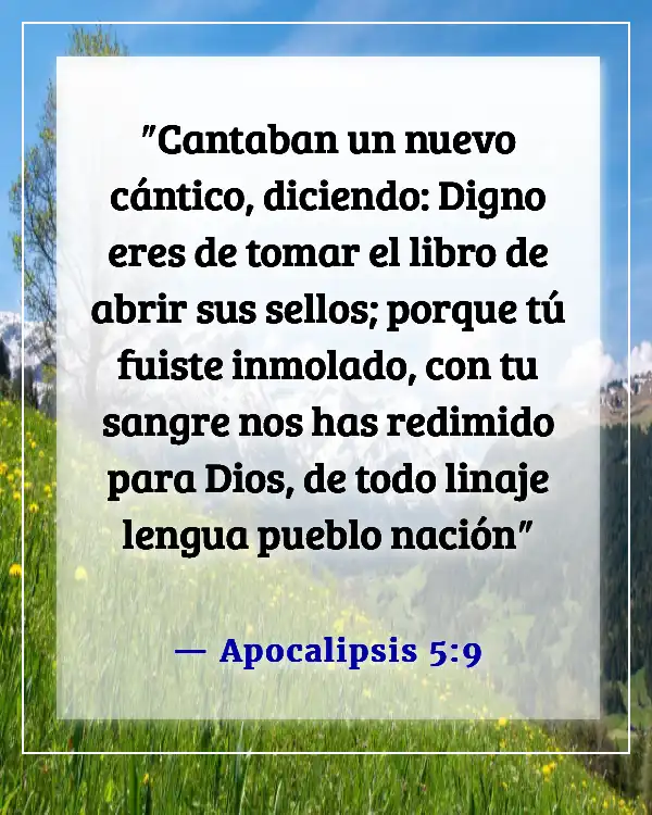 Versículo de la Biblia sobre la mezcla de razas (Apocalipsis 5:9)