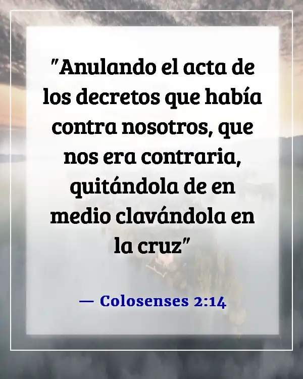 Versículo de la Biblia sobre la cruz (Colosenses 2:14)