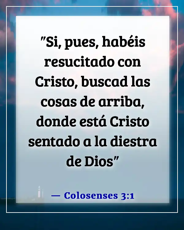 Versículos de la Biblia sobre buscar a Dios (Colosenses 3:1)