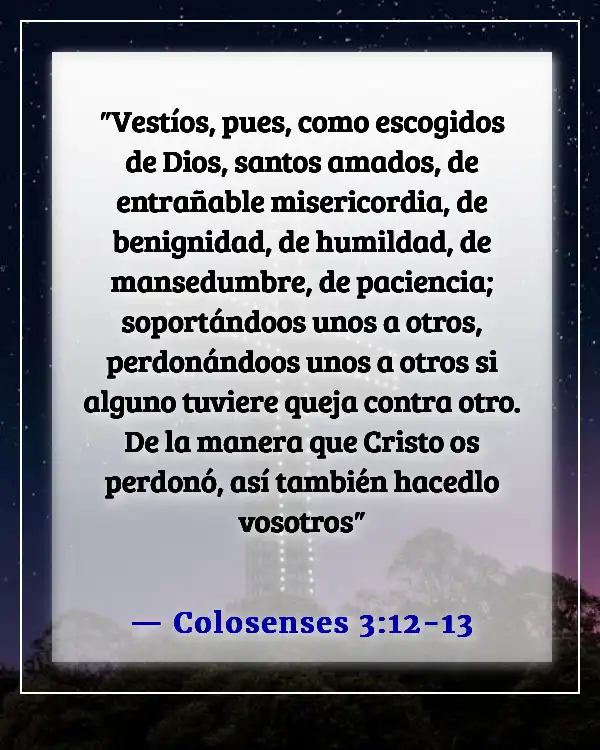 Versículo de la Biblia sobre hablar en contra de los pastores (Colosenses 3:12-13)
