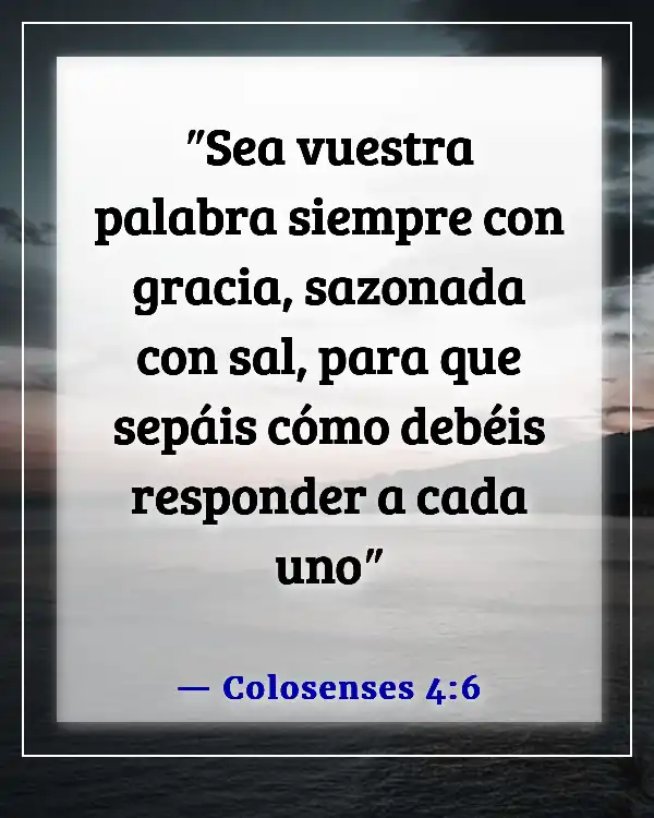 Versículos de la Biblia sobre criar a tus hijos (Colosenses 4:6)