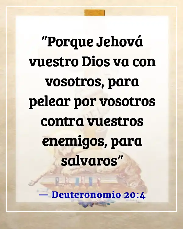 Versículos de la Biblia sobre guerreros (Deuteronomio 20:4)