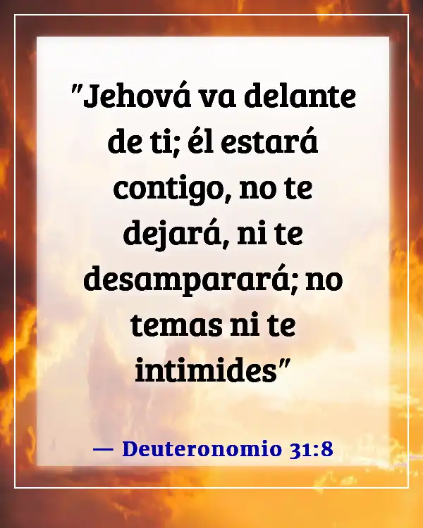 Versículos de la Biblia para sanación y fortaleza para un amigo (Deuteronomio 31:8)