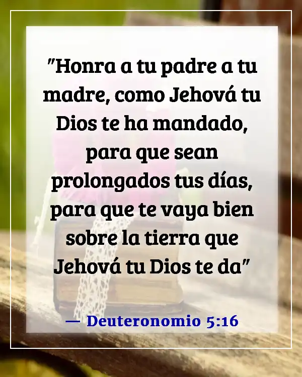 Versículos de la Biblia para adolescentes rebeldes (Deuteronomio 5:16)